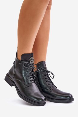 Botki Model Leonise 24BT02-7976 Black - Step in style Step in style