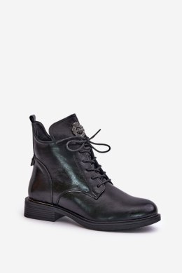 Botki Model Leonise 24BT02-7976 Black - Step in style Step in style