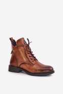 Botki Model Leonise 24BT02-7976 Camel - Step in style Step in style