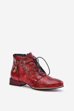 Botki Model Maciejka 5743A-08 Red - Step in style Step in style