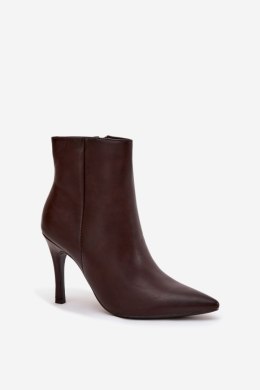 Botki Model Nolisse 9464 Czekolada - Step in style Step in style