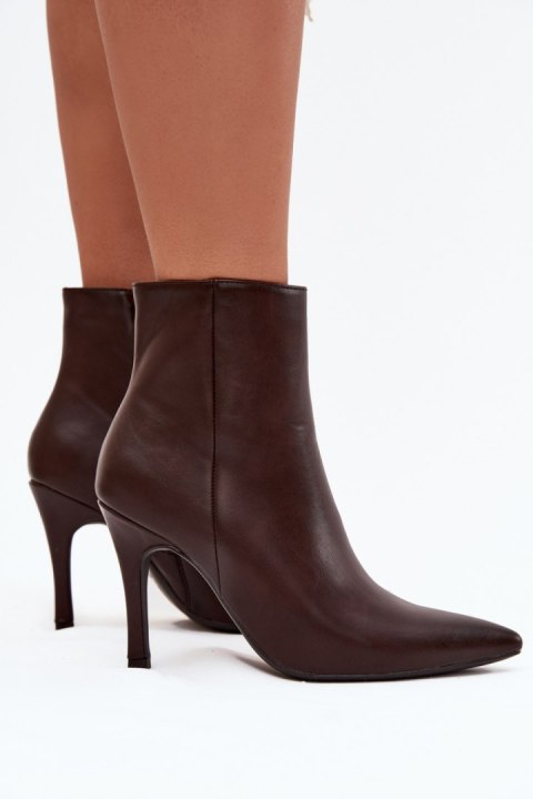 Botki Model Nolisse 9464 Czekolada - Step in style Step in style Botki Model Nolisse 9464 Czekolada - Step in style Step in style
