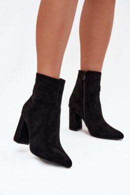 Botki Model Pralina RQ489 Black - Step in style Step in style