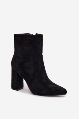 Botki Model Pralina RQ489 Black - Step in style Step in style
