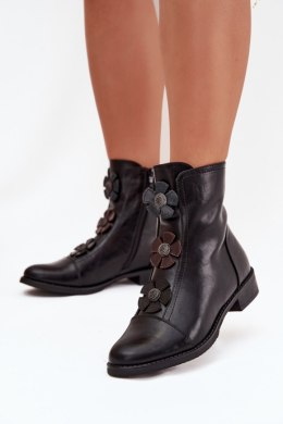 Botki Model Pravienne ASA62-120 Black - Step in style Step in style