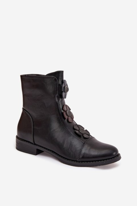 Botki Model Pravienne ASA62-120 Black - Step in style Step in style Botki Model Pravienne ASA62-120 Black - Step in style Step in style