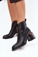 Botki Model Vinceza 66811 Black - Step in style Step in style