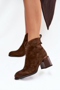 Botki Model Vinceza 66811 Brown - Step in style Step in style