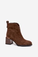 Botki Model Vinceza 66811 Brown - Step in style Step in style