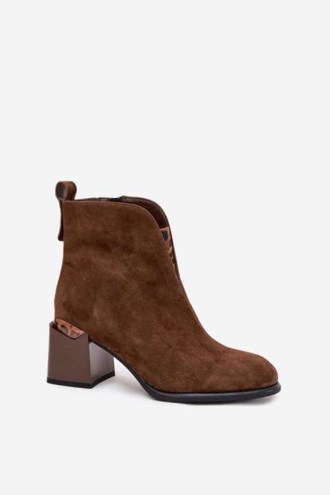 Botki Model Vinceza 66811 Brown - Step in style Step in style Botki Model Vinceza 66811 Brown - Step in style Step in style