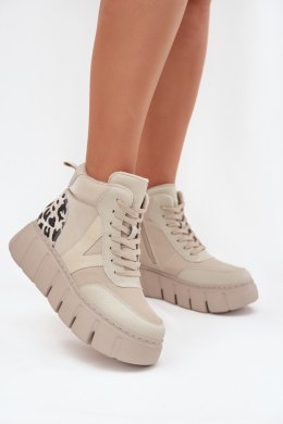 Botki Model Vinceza 66838 Beige - Step in style Step in style