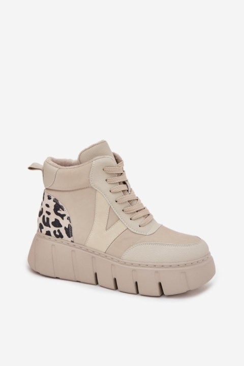 Botki Model Vinceza 66838 Beige - Step in style Step in style Botki Model Vinceza 66838 Beige - Step in style Step in style