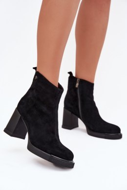 Botki Model Vinceza 91142 Black - Step in style Step in style