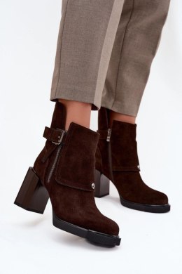 Botki Model Vinceza 91152 Czekolada - Step in style Step in style