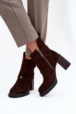 Botki Model Vinceza 91152 Czekolada - Step in style Step in style