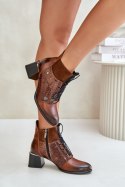 Botki Model Zazoo 60503 Brown - Step in style Step in style