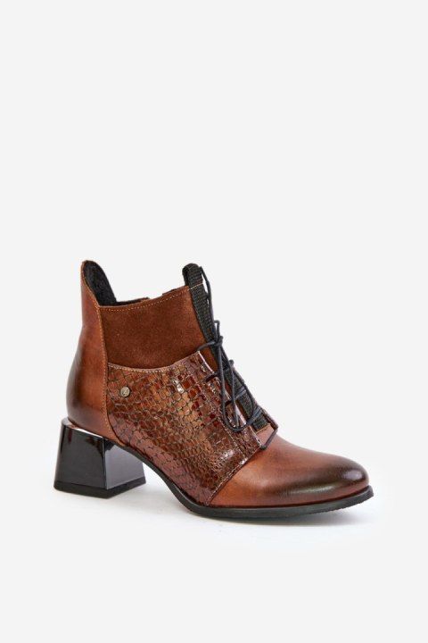 Botki Model Zazoo 60503 Brown - Step in style Step in style Botki Model Zazoo 60503 Brown - Step in style Step in style