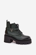 Botki Model Zazoo 60557 Dark Green - Step in style Step in style