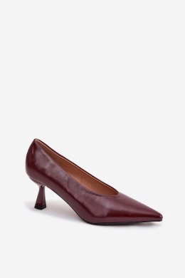 Czółenka Model Gavrielle 5645 Bordo - Step in style Step in style