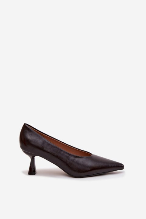 Czółenka Model Gavrielle 5645 Czekolada - Step in style Step in style Czółenka Model Gavrielle 5645 Czekolada - Step in style Step in style