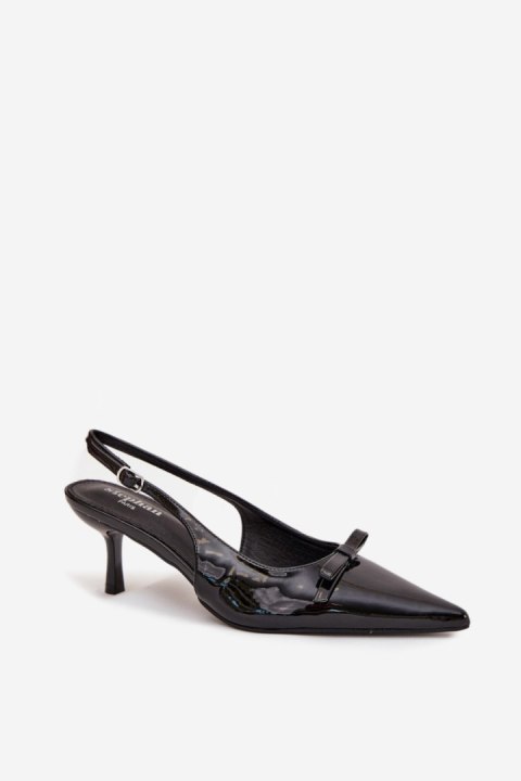 Czółenka Model Olvena P-1467 Black - Step in style Step in style Czółenka Model Olvena P-1467 Black - Step in style Step in style