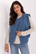 Kamizelka Model IT-KZ-FL9622.29P Blue - Rue Paris Rue Paris Kamizelka Model IT-KZ-FL9622.29P Blue - Rue Paris Rue Paris