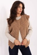Kamizelka Model IT-KZ-FL9622.29P Camel - Rue Paris Rue Paris Kamizelka Model IT-KZ-FL9622.29P Camel - Rue Paris Rue Paris