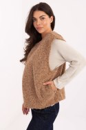 Kamizelka Model IT-KZ-FL9622.29P Camel - Rue Paris Rue Paris Kamizelka Model IT-KZ-FL9622.29P Camel - Rue Paris Rue Paris