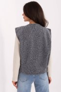 Kamizelka Model IT-KZ-FL9622.29P Dark Grey - Rue Paris Rue Paris Kamizelka Model IT-KZ-FL9622.29P Dark Grey - Rue Paris Rue Paris