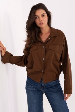 Koszula Damska Model IT-KS-FL9273.86 Brown - Rue Paris Rue Paris