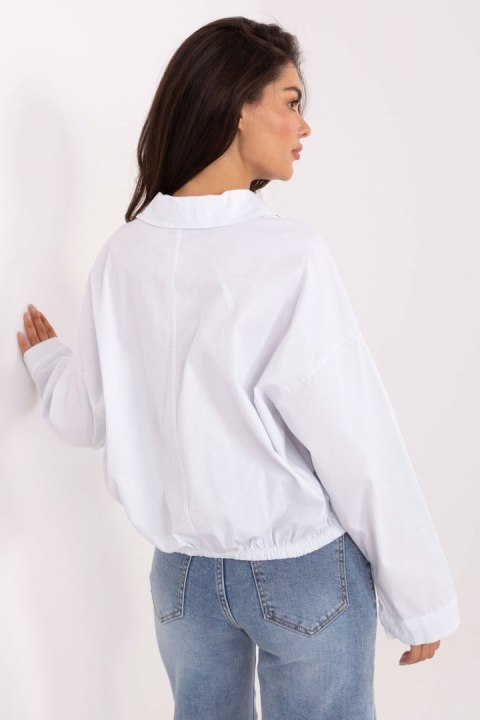 Koszula Damska Model IT-KS-FL9273.86 White - Rue Paris Rue Paris Koszula Damska Model IT-KS-FL9273.86 White - Rue Paris Rue Paris