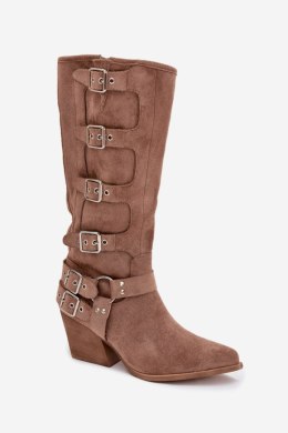 Kozaki Model Fivelle LQ-113 Dark Beige - Step in style Step in style