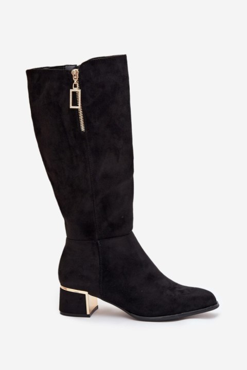 Kozaki Model Lyvienne 6912 Black - Step in style Step in style Kozaki Model Lyvienne 6912 Black - Step in style Step in style