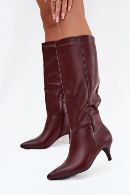 Kozaki Model Marcellia 8277 Bordo - Step in style Step in style