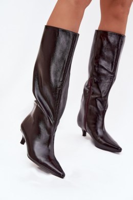 Kozaki Model Mireva 8686 Bordo - Step in style Step in style