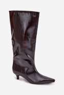 Kozaki Model Mireva 8686 Bordo - Step in style Step in style