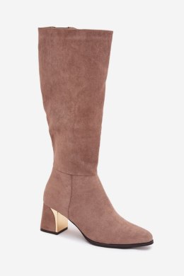 Kozaki Model Nivarae 3759 Beige - Step in style Step in style
