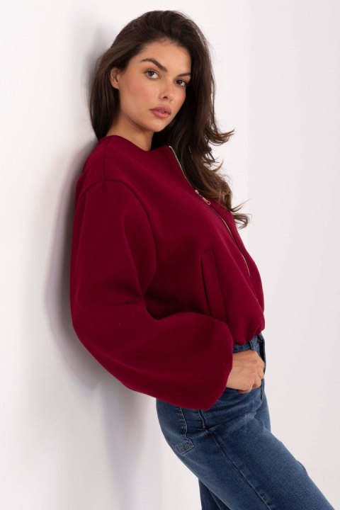 Kurtka Damska Model IT-KR-A8612.46 Bordo - Rue Paris Rue Paris Kurtka Damska Model IT-KR-A8612.46 Bordo - Rue Paris Rue Paris