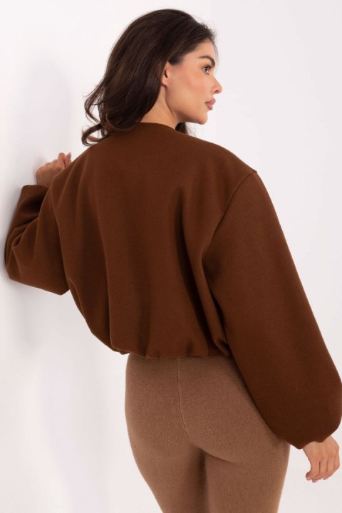 Kurtka Damska Model IT-KR-A8612.46 Brown - Rue Paris Rue Paris Kurtka Damska Model IT-KR-A8612.46 Brown - Rue Paris Rue Paris