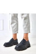 Mokasyny Model Kirna MP407-1 Black - Solea Solea Mokasyny Model Kirna MP407-1 Black - Solea Solea