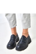 Mokasyny Model Kirna MP407-1 Black - Solea Solea Mokasyny Model Kirna MP407-1 Black - Solea Solea