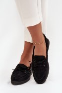 Mokasyny Model Zalina 22-374 Black - Step in style Step in style