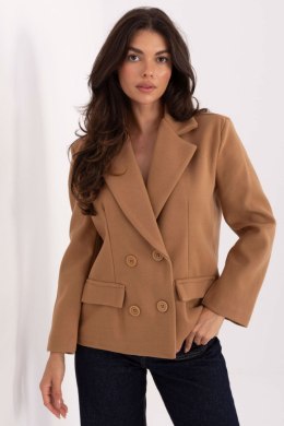 Płaszcz Damski Model IT-KR-FL9559.02P Camel - Rue Paris Rue Paris
