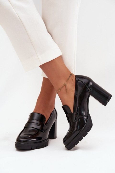 Półbuty Model Ilyssia 1137 Black - Step in style Step in style Półbuty Model Ilyssia 1137 Black - Step in style Step in style