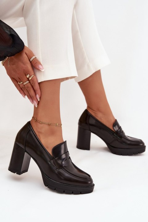 Półbuty Model Ilyssia 1137 Czekolada - Step in style Step in style