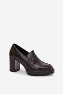 Półbuty Model Ilyssia 1137 Czekolada - Step in style Step in style