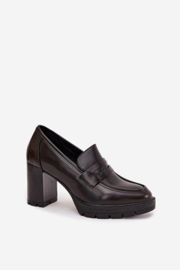 Półbuty Model Ilyssia 1137 Czekolada - Step in style Step in style