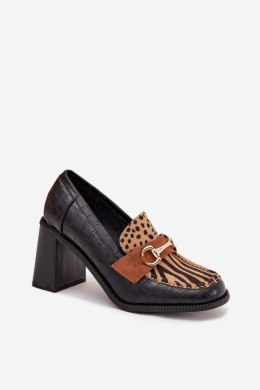 Półbuty Model Novella C-881 Black/Beige - Step in style Step in style