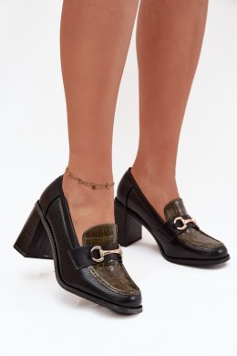 Półbuty Model Novella C-881 Green/Black - Step in style Step in style