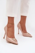 Szpilki Model Paivelle 9774 Beige - Step in style Step in style